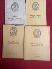 4 Volumes London Christie's Oriental Ceramics and Works of Art