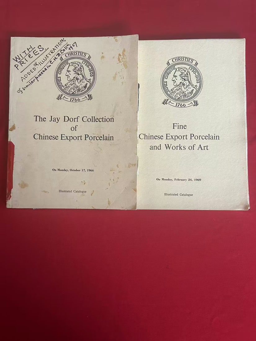 2 Volumes London Christie's Fine Chinese Export Porcelain (1 of 3)