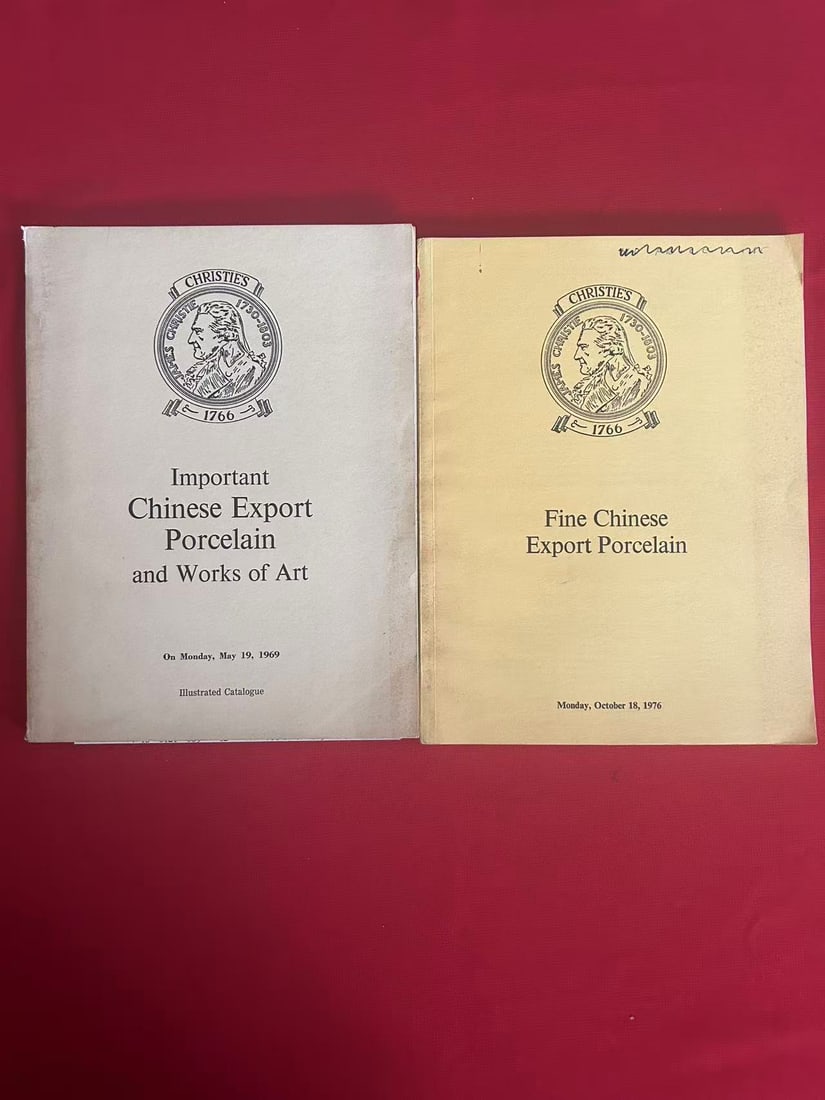 2 Volumes London Christie's Fine Chinese Export Porcelain (1 of 3)