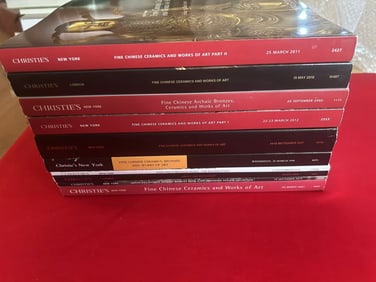 10 Volumes Christie's Chinese Art Catalogs