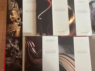 A Complete Set of 6 Volumes NY Christie's 2015 The Collection of Robert Hatfield Ellsworth