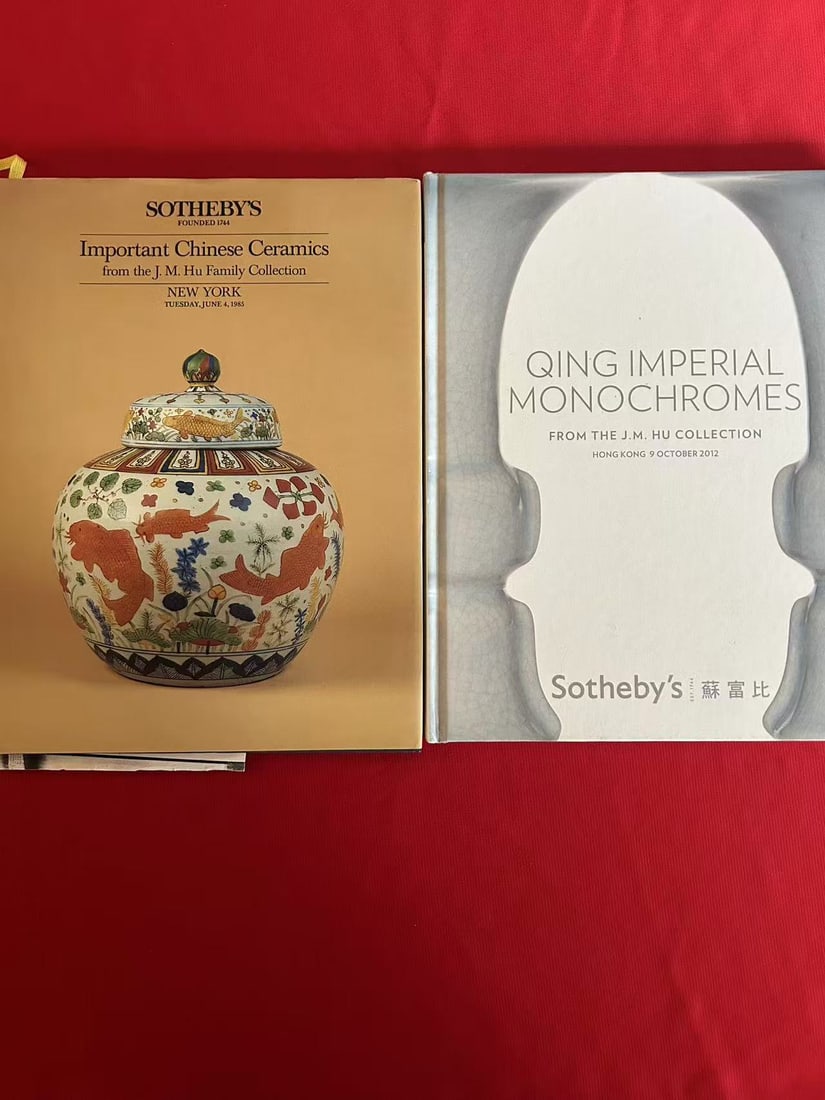 2 Sotheby's 1985 and 2012  J.M.Hu Family Collection Important Chinese Ceramics (1 of 5)