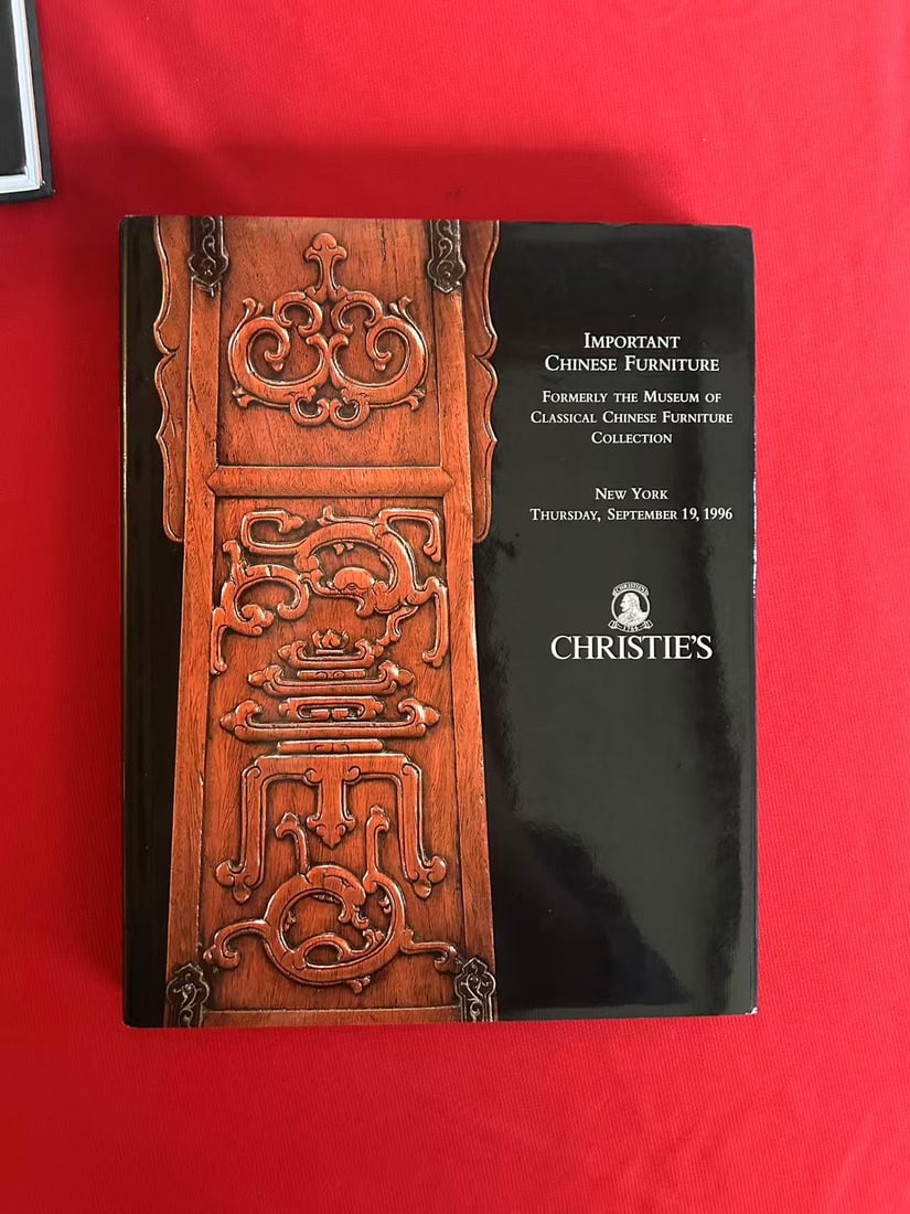 NY Christie's 1996 Important Chinese Furniture The Museum of Classical Chinese Furniture Collection: NY Christie's 1996 Important Chinese Furniture The Museum of Classical Chinese Furniture Collection , highly important, hard cover and very good condition!
