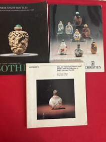 3 Volumes Sotheby's Private Collection of Chinese Snuff Bottles