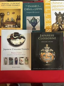 5 Volumes Oriental Cloisonne reference books