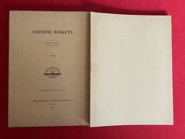 Chinese Baskets by Berthold Laufer