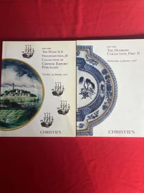 2 Volumes Christie's Chinese Export Porcelain