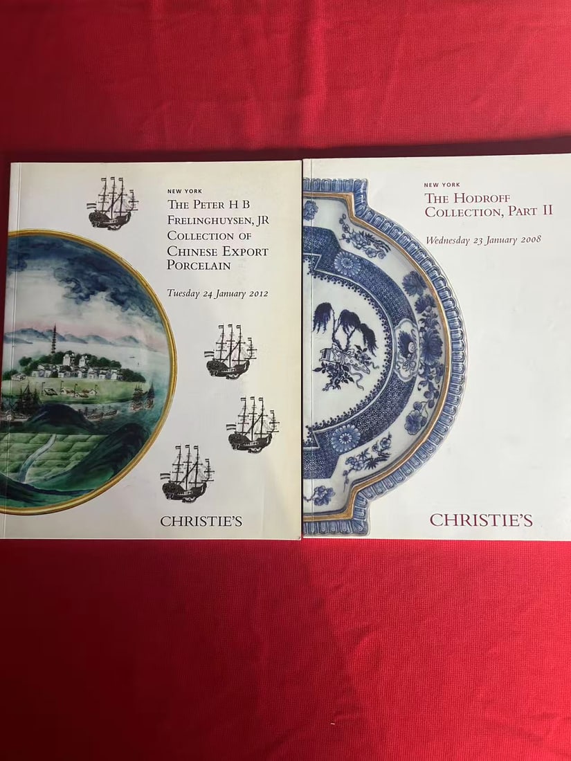 2 Volumes Christie's Chinese Export Porcelain: 2 Volumes Christie's Chinese Export Porcelain , good condition!