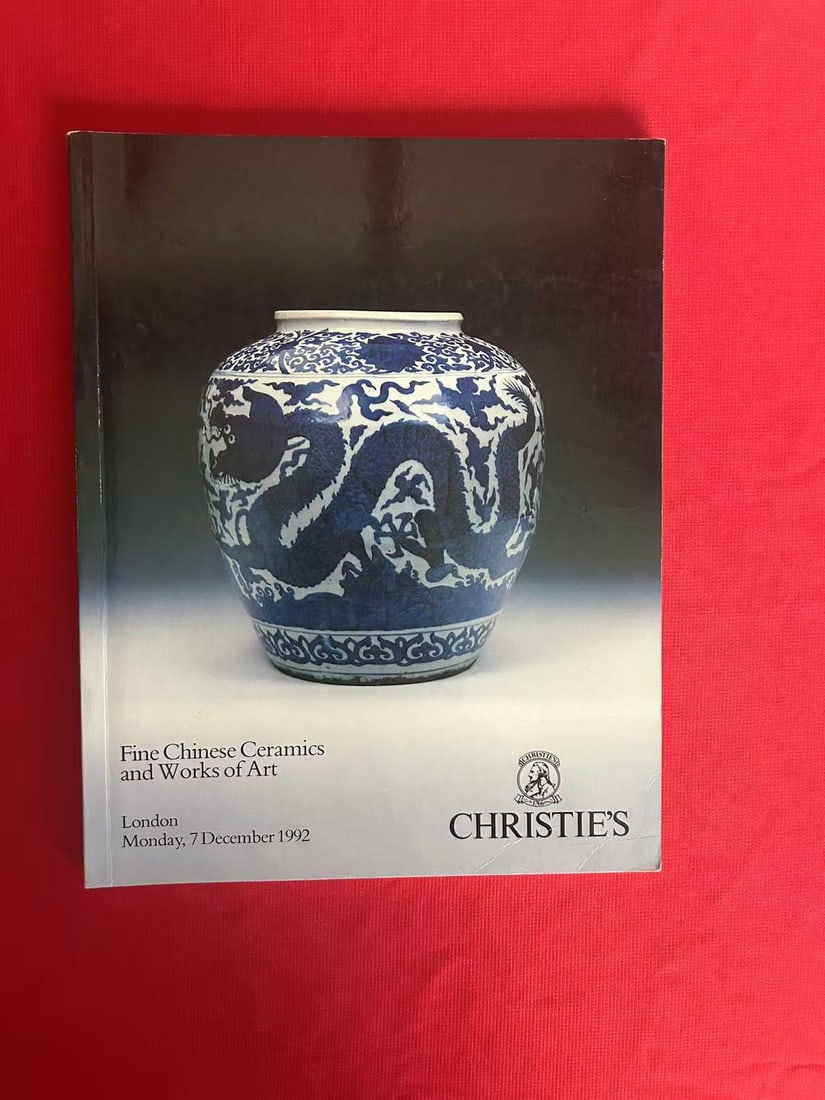 LD Christie's 1992 Important Chinese Ceramics and Works of Art: LD Christie's 1992 Important Chinese Ceramics and Works of Art , good condition!
