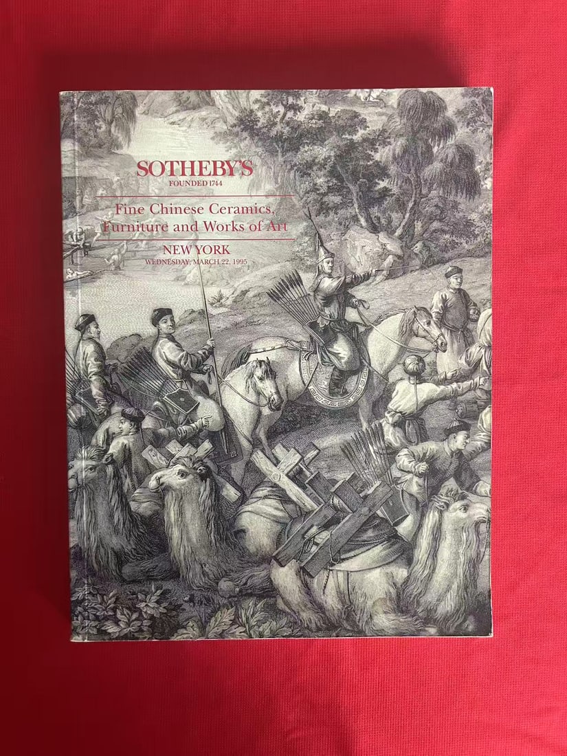 NY Sotheby's 1995 Fine Chinese Ceramics, Furniture and Works of Art: NY Sotheby's 1995 Fine Chinese Ceramics, Furniture and Works of Art , good condition!