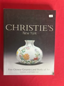 NY Christie's 2003 Fine Chinese Ceramics and Works of Art