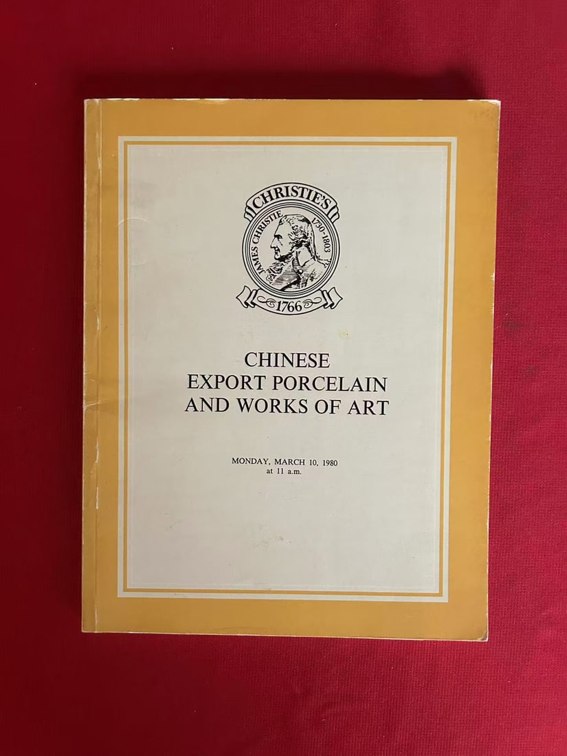 LD Christie's 1980 Chinese Export Porcelain and Works of Art: LD Christie's 1980 Chinese Export Porcelain and Works of Art , good condition!