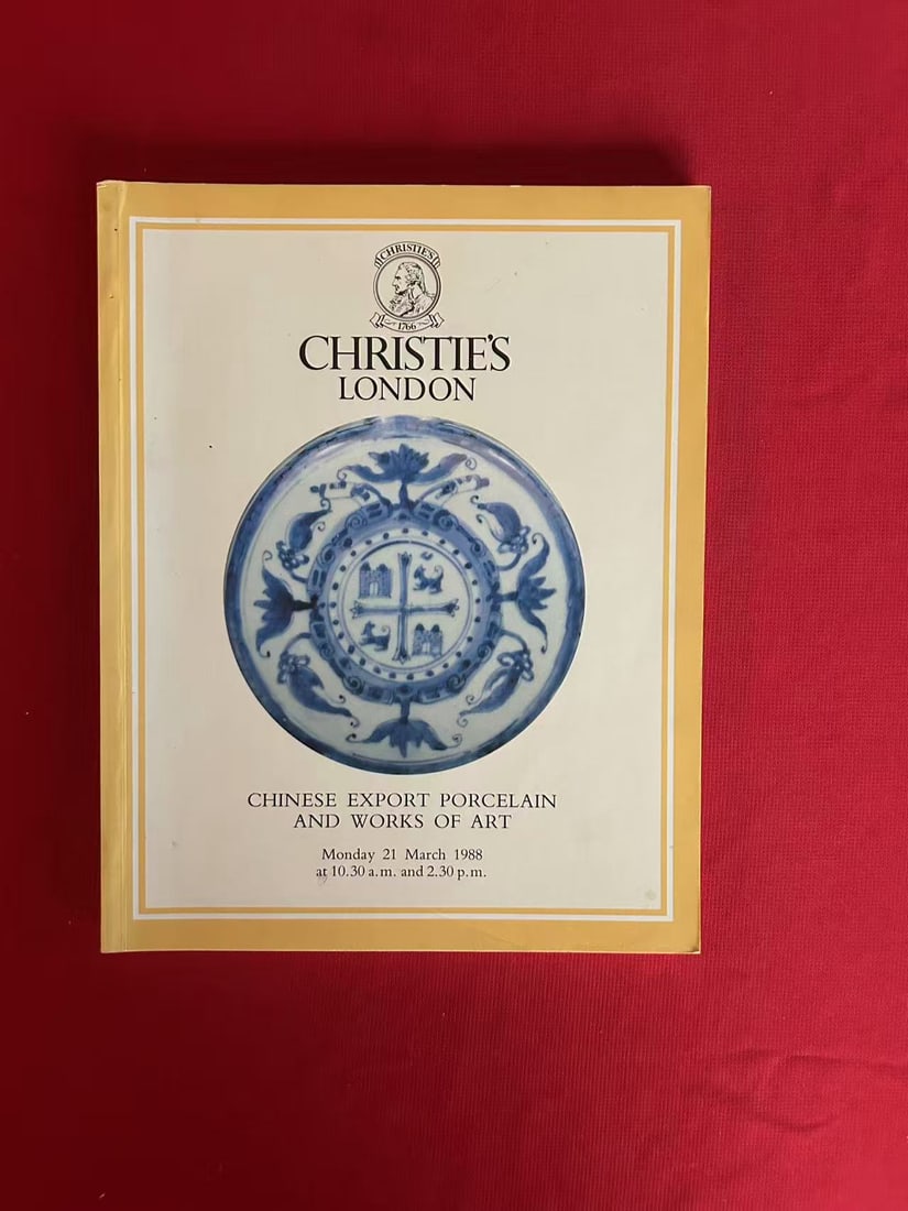 LD Christie's 1988 Chinese Export Porcelain and Works of Art: LD Christie's 1988 Chinese Export Porcelain and Works of Art , good condition!