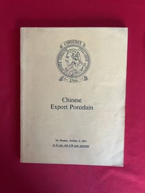LD Christie's 1973 Chinese Export Porcelain