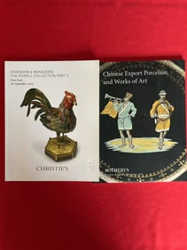 2 Volumes Christie's and Sotheby's Chinese Export Porcelain and Works of Art
