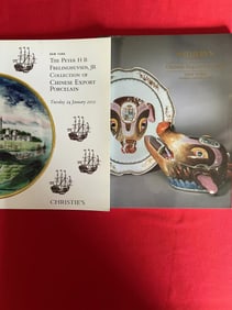 2 Volumes Christie's and Sotheby's Chinese Export Porcelain