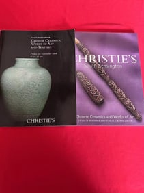 2 Volumes Christie's Fine Chinese Ceramics and Works of Art