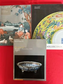 3 Volumes Auction Catalog for Asian Art