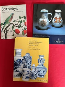 3 Volumes Auction Catalogs for Asian Art