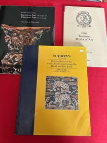 3 Volumes Christie's and Sotheby's Chinese, Japanese and Korean Art