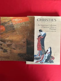 2 Volumes Christie's and Sotheby's Catalogs for Japanese Art