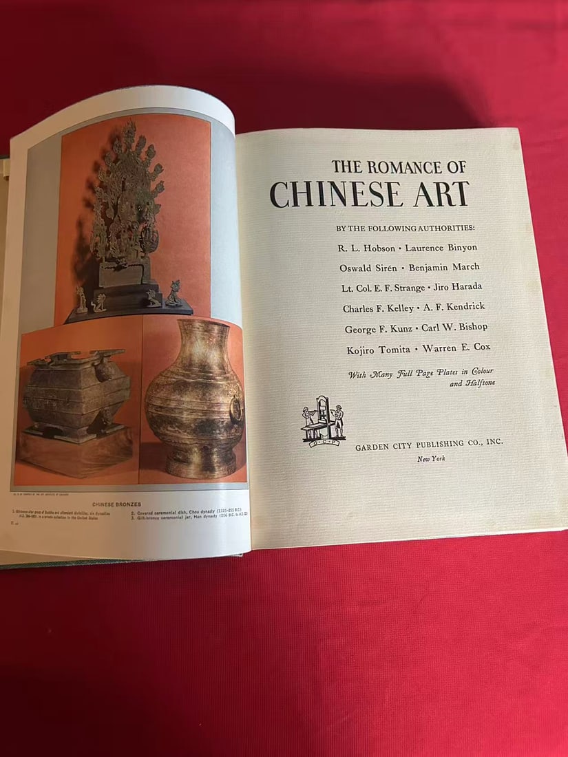 The Romance of Chinese Art: The Romance of Chinese Art , published in 1936, hard cover and good condition!