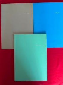 3 Volumes Famous Dealer Nicholas Grindley Chinese Art Exhibition Catalog