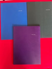 3 Volumes Famous Dealer Nicholas Grindley Chinese Art Exhibition Catalog