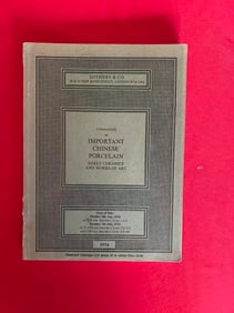 LD Sotheby's 1974 Important Chinese Porcelain Early Ceramics and Works of Art ( heavy catalog)