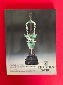 HK Christie's 1990 Fine Jade Carvings, Jadetie Jewellery and Works of Art