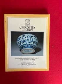 LD Christie's 1987 Fine Chinese Ceramics, Jades and Works of Art