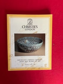 LD Christie's 1988 Fine Chinese Ceramics, Jades and Works of Art