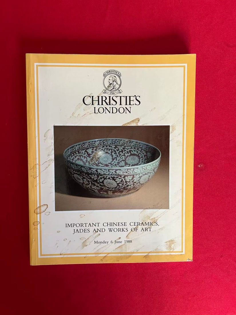 LD Christie's 1988 Fine Chinese Ceramics, Jades and Works of Art: LD Christie's 1988 Fine Chinese Ceramics, Jades and Works of Art , acceptable condition!