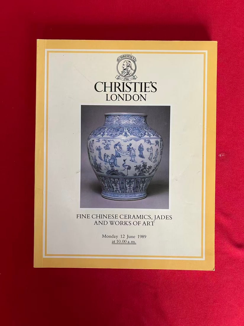 LD Christie's 1989 Fine Chinese Ceramics, Jades and Works of Art: LD Christie's 1989 Fine Chinese Ceramics, Jades and Works of Art , good condition!