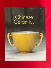 Chinese Ceramics By HE LI ( very heavy )