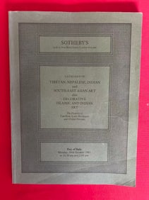 LD Sotheby's 1981 Tibetan, Nepalese, Indian and Southeast Asian Art