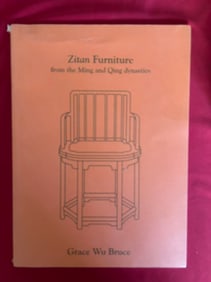 Grace Wu Bruce 1999 Zitan Furniture from the Ming and Qing Dynasties