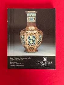 HK Christie's 1991 Fine Chinese Ceramics, Jades and Works of Art