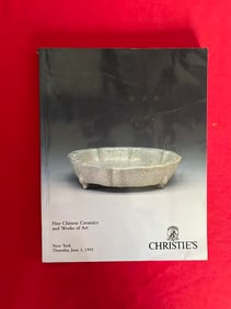 NY Christie's 1993 Fine Chinese Ceramics and Works of Art