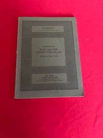 LD Sotheby's 1981 Fine Chinese Export Porcelain