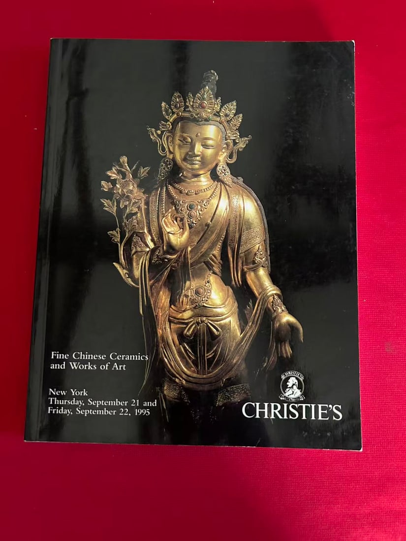 NY Christie's 1995 Fine Chinese Ceramics and Works of Art: NY Christie's 1995 Fine Chinese Ceramics and Works of Art, good condition!