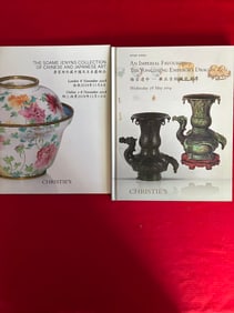 2 Volumes Christie's Chinese Art Catalog