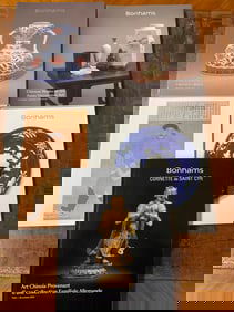 5 Volumes Bonhams Chinese Works of Art Catalogs