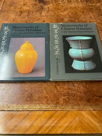 2 Volumes Masterworks of Chinese Porcelain in the National Palace Museum