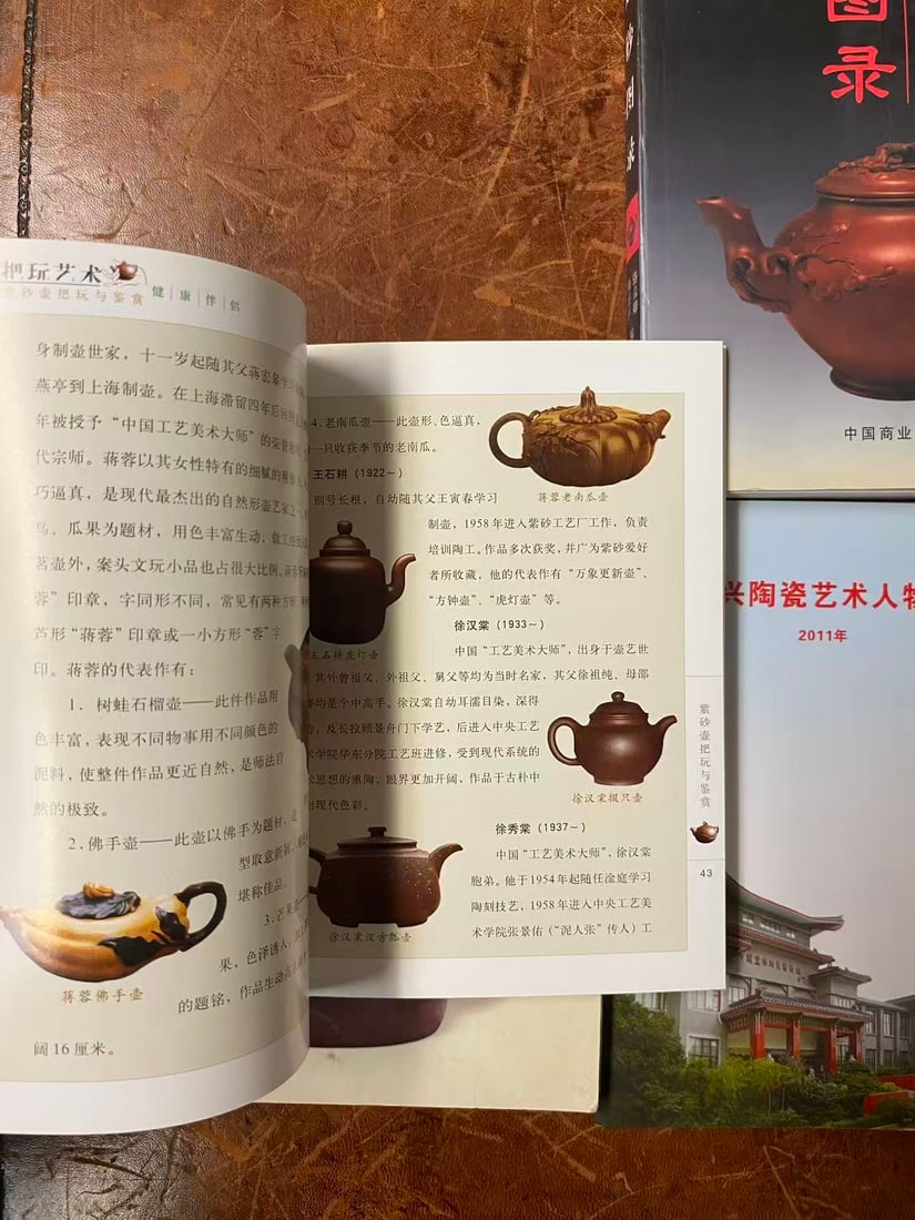 4 Volume Chinese ZISHA Reference Books - 3