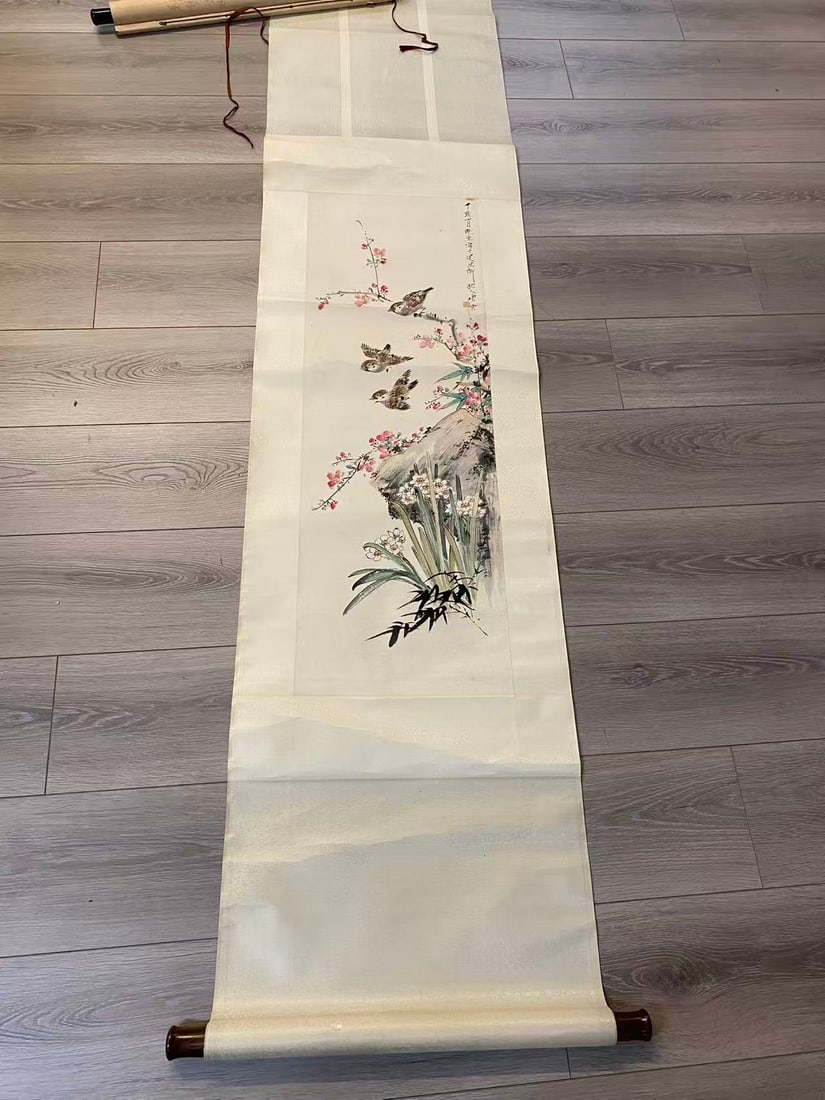 Private Collection of Chinese Painting, No. 8: Private Collection of Chinese Painting, No. 8, size H 38 * W 12 3/4 in.