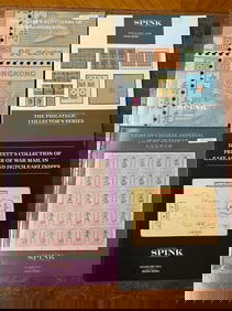 4 Spink Catalogs about Chinese Stamps