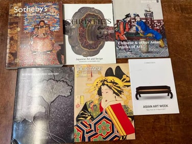 6 Auction Catalogs about Asian Art