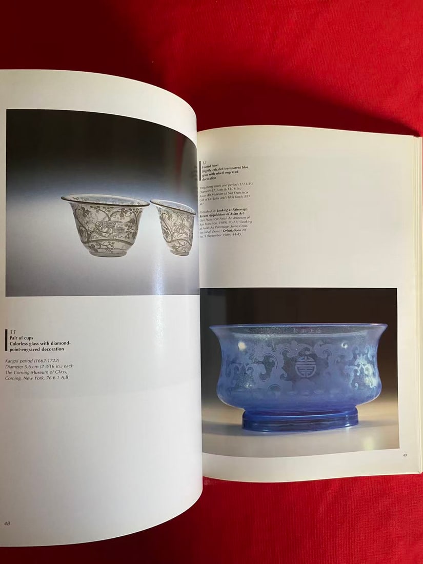 CLEAR AS CRYSTAL,RED AS FLAME LATER CHINESE GLASS - 3