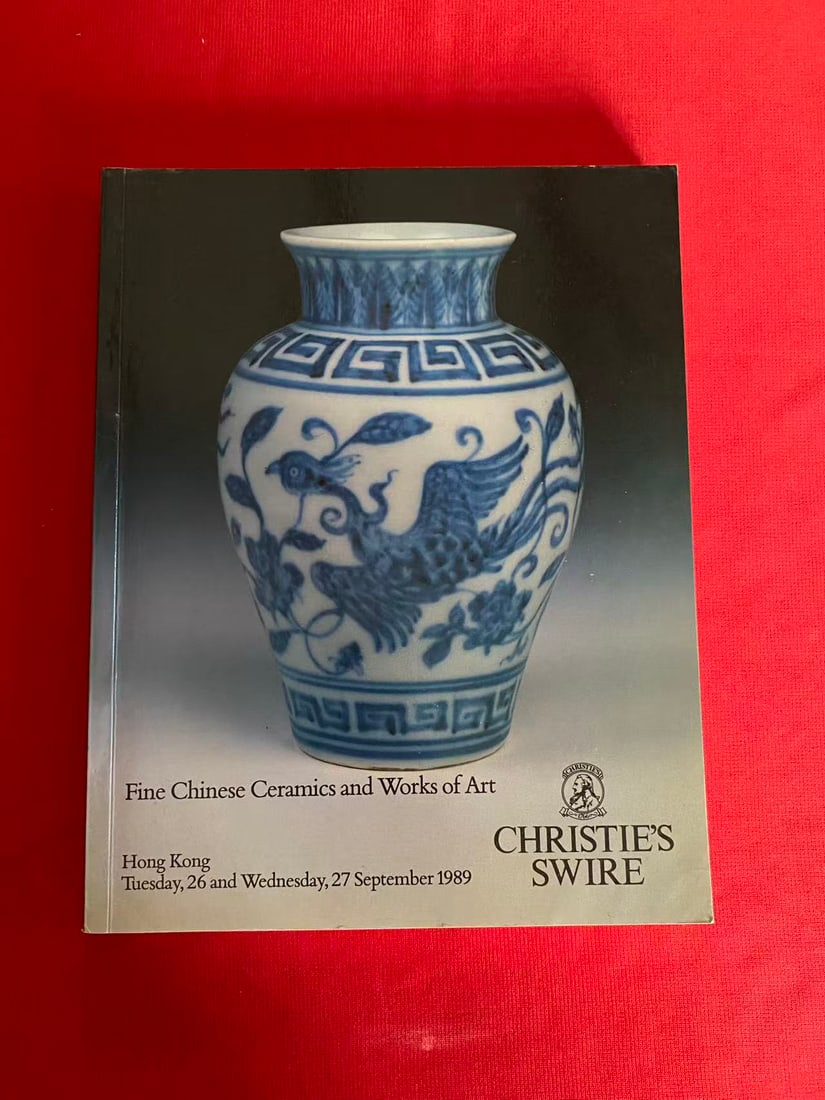HK Christie's 1989 Fine Chinese Ceramics and Works of Art: HK Christie's 1989 Fine Chinese Ceramics and Works of Art, good condition!